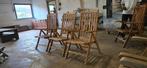 Teakhouten Tuinset - 3 Stoelen, Ophalen, Gebruikt, Hout, Drie