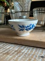 Franse spoelkom blauw bloemmotief 3, Ophalen of Verzenden
