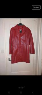 Donna Karan New York (donker/wijn rode) leren jas. Mt L, Kleding | Dames, Ophalen of Verzenden, Zo goed als nieuw, Rood