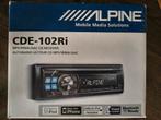 Alpine CDE-102Ri autoradio, Ophalen of Verzenden, Zo goed als nieuw