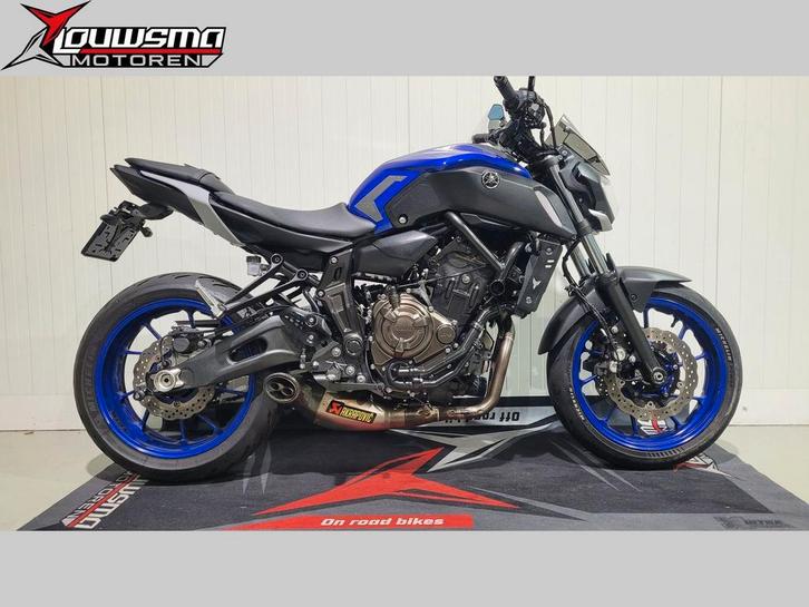 YAMAHA MT07 Icon Blue| Akra |ABS| MT-07 MT09 MT 07 690 35kw, Motoren, Motoren | Yamaha, Bedrijf, Naked bike, 12 t/m 35 kW, 2 cilinders