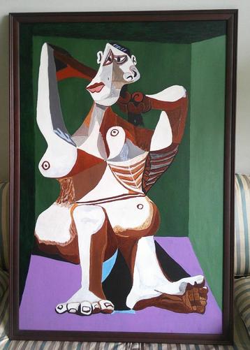 GROOT) - Figuratief figuur ca. 1975 vrij naar Pablo Picasso beschikbaar voor biedingen