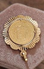 5 Gulden munt met kettingshanger, Ophalen of Verzenden, Goud