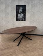 Grote eiken ovaal eettafel 260x120cm *showroom, 100 tot 150 cm, Eikenhout, 200 cm of meer, Ophalen of Verzenden
