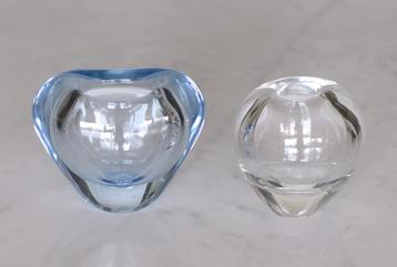 ✅ 2 Kleine vazen HOLMEGAARD Per Lütken retro 1956/57 beschikbaar voor biedingen