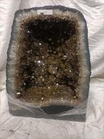 Mooie citrien geode, Verzamelen, Mineralen en Fossielen, Ophalen, Mineraal