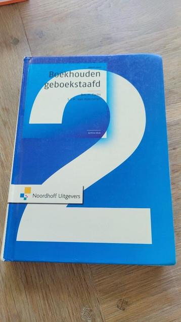 Studieboek bedrijfseconomie Boekhouden geboekstaafd 2 theori beschikbaar voor biedingen