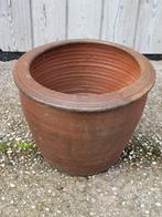Bloempot - Bruin, Ophalen, Gebruikt, 40 cm of meer, Rond
