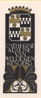 1523 Ex Libris Nederland : Jeanne Bieruma Oosting, 1933, Antiek en Kunst, Kunst | Etsen en Gravures, Verzenden