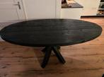 Houten, ovale eettafel 180/90. ZGAN, Huis en Inrichting, Tafels | Eettafels, Ophalen, 50 tot 100 cm, Zo goed als nieuw, Vijf personen of meer