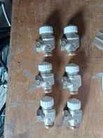 6x Heimeier haakse thermostaatkranen (nieuw), Ophalen of Verzenden, Nieuw