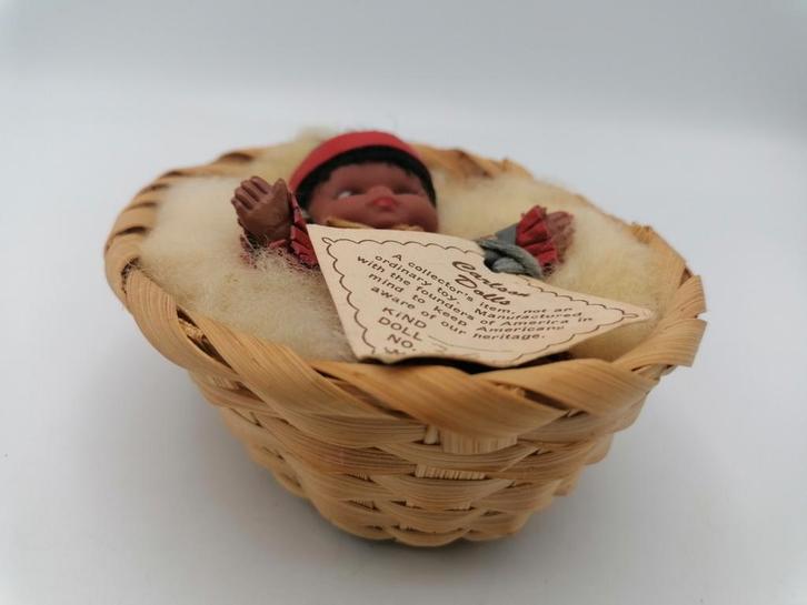 Original Native American child: handmade Carlson USA: 1970s, Verzamelen, Poppen, Zo goed als nieuw, Ophalen of Verzenden