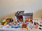 Playmobil = Meeneem Werkplaats ⚒️ & Weg met aanleg Riool., Kinderen en Baby's, Speelgoed | Playmobil, Ophalen of Verzenden, Gebruikt