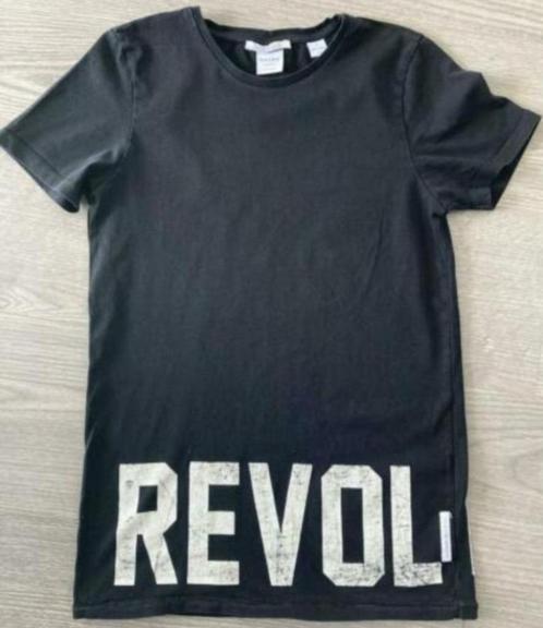 NIK & NIK Stoer zwart shirt , maat 164, Kinderen en Baby's, Kinderkleding | Maat 164, Gebruikt, Jongen, Shirt of Longsleeve, Ophalen