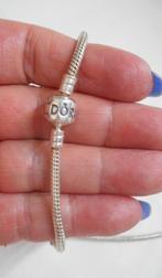 Zilveren Pandora snake ketting met bol slot nr.1800, Verzenden, Zo goed als nieuw, Zilver, Zilver