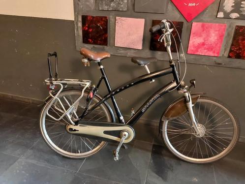 Leuke Sparta herenfiets H65 hoog model met kinderzitjes, Fietsen en Brommers, Fietsen | Heren | Herenfietsen, Gebruikt, Sparta