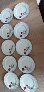 Royal wessex. Gebaksbordjes 10 stuks, Ophalen, Porselein, Overige stijlen, Bord(en)