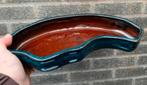 Bonsai water-schaal blauw geglazuurd 31,5x13,5-5,5x5, Nieuw, Ophalen of Verzenden, Minder dan 25 cm, Overige vormen