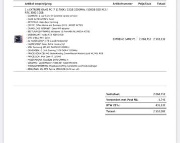 Complete high end gaming pc setup, plug and play! beschikbaar voor biedingen