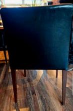 6 stuks leren Poltrona frau stoelen, Huis en Inrichting, Stoelen, Ophalen, Zwart, Leer, Zo goed als nieuw