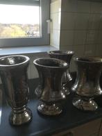 stenen bloempotten oud-zilver, Ophalen, Rond, Binnen, Zo goed als nieuw