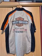 Vintage 2008 Harley Davidson Hemd - Maat M, Beige, Harley Davidson, Gedragen, Halswijdte 39/40 (M)
