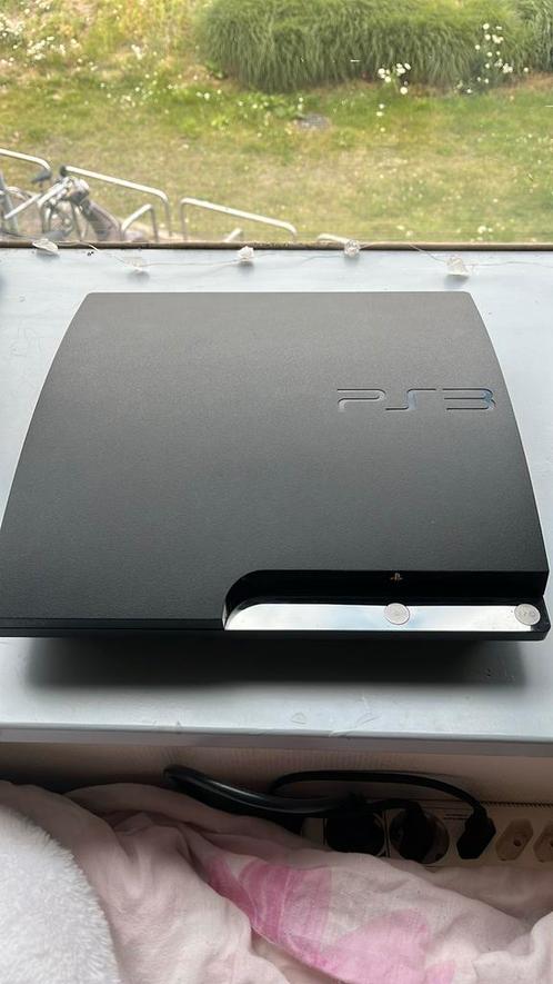 Playstation 3 + 1 controler en 2 spellen <3, Spelcomputers en Games, Spelcomputers | Sony PlayStation 3, Gebruikt, Slim, 120 GB