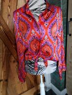 Prachtige Loavies blouse lila roze met oranje maat L, Maat 38/40 (M), Oranje, Ophalen of Verzenden, Loavies