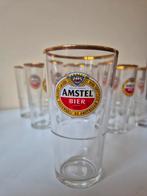 Vintage Amstel Bier Glazen - Set van 11, Verzamelen, Biermerken, Ophalen, Zo goed als nieuw, Glas of Glazen, Amstel