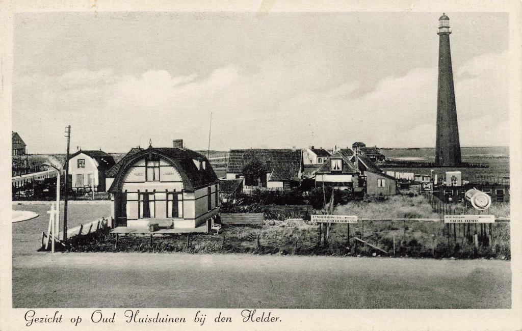 Den Helder Huisduinen met Vuurtoren Lange Jaap B2960, Ophalen, 1920 tot 1940, Gelopen, Noord-Holland