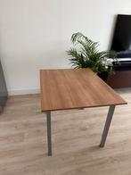 Eettafel - gebruikt 100x80, Huis en Inrichting, Tafels | Eettafels, Ophalen, Gebruikt, 50 tot 100 cm, Metaal