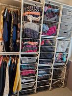 IKEA Algot Witte metalen kledingkast met draadmanden, Ophalen, Gebruikt, Metaal