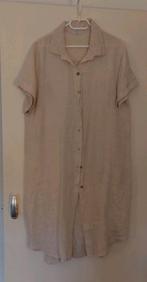 7t3 fashion company lang tuniek/blouse 100% linnen, 7t3 fashion company, Ophalen of Verzenden, Zo goed als nieuw, Maat 46/48 (XL) of groter