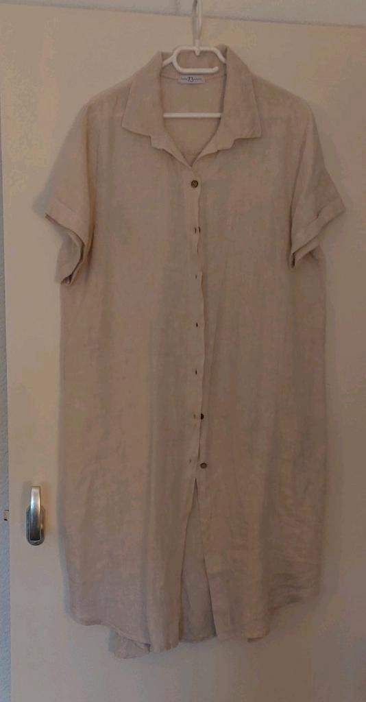 7t3 fashion company lang tuniek/blouse 100% linnen, Kleding | Dames, Blouses en Tunieken, Zo goed als nieuw, Maat 46/48 (XL) of groter