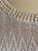 J125 Leo Guy maat 42=L truitje top fijn-gebreid beige, Kleding | Dames, Beige, Maat 42/44 (L), Leo Guy, Ophalen of Verzenden