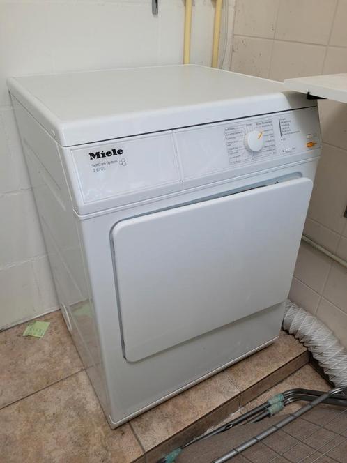 Miele wasdroger Softcare system T 8703, Witgoed en Apparatuur, Wasdrogers, Gebruikt, Luchtafvoer, Voorlader, 85 tot 90 cm, Ophalen