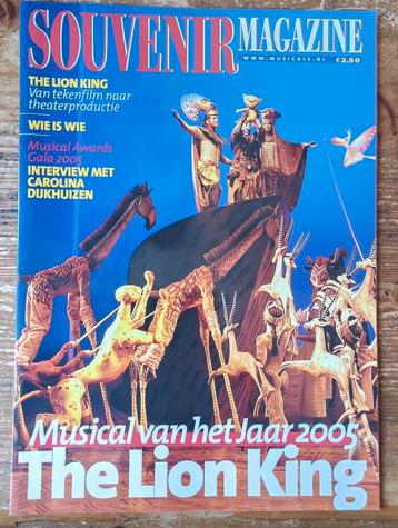 The Lion King musical magazine programma boek beschikbaar voor biedingen