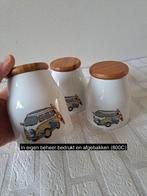 Set voorraadpotten Volkswagen surfplank, porselein D10xH12cm, Overige typen, Nieuw, Ophalen of Verzenden, Overige stijlen
