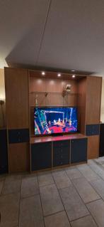 Wandkast in zeer goede staat, Huis en Inrichting, Ophalen, Hulsta/ kersenhout met blauw, 200 cm of meer, Zo goed als nieuw