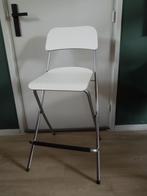 Kruk / barkruk / opklapkruk Ikea Franklin, Huis en Inrichting, Barkrukken, Ophalen, Gebruikt, Met voetsteun, 60 tot 90 cm