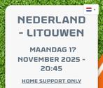 Nederland - Litouwen 8 tickets 2025!, Tickets en Kaartjes, Twee personen