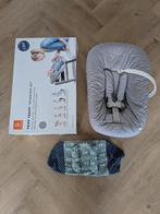 Stokke Tripp Trapp Newborn Set Gray + extra hoes, Ophalen of Verzenden, Zo goed als nieuw, Meegroeistoel, Stoelverkleiner