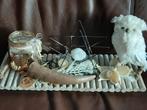 Leuke herfst/winterdeco met fluffie uil op blad 58cm, Huis en Inrichting, Woonaccessoires | Overige, Ophalen