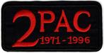 Tupac 2pac stoffen opstrijk patch embleem #2, Verzamelen, Ophalen of Verzenden, Nieuw, Kleding