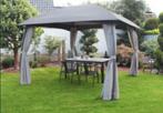 Paviljoen Milena - Staal en Polyester - Grijs - 330x330cm., Ophalen, Minder dan 4 meter, Nieuw, Paviljoen
