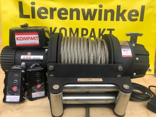 ELektrische lier 24 volt 11,4 ton KOMPAKT runva 26mtr 14mm, Auto diversen, Auto-accessoires, Nieuw, Ophalen of Verzenden