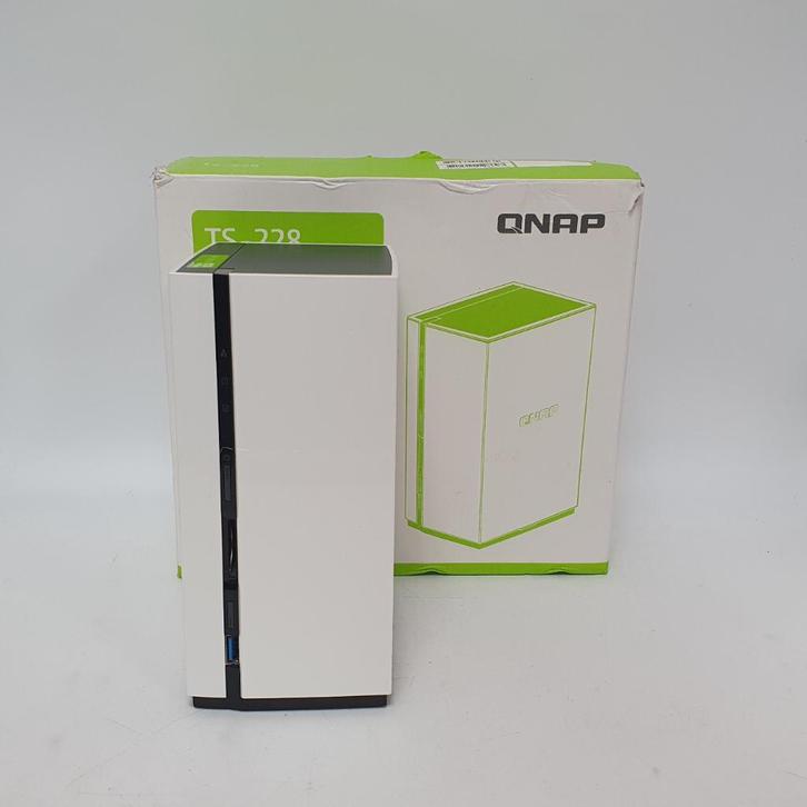 QNAP TS-228 NAS Compleet in Doos + 4TB HDD in Nette Staat, Computers en Software, NAS, Zo goed als nieuw, Ophalen of Verzenden