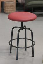 3x barkruk barstoel kruk Zipp Jess design metaal leer 60 cm