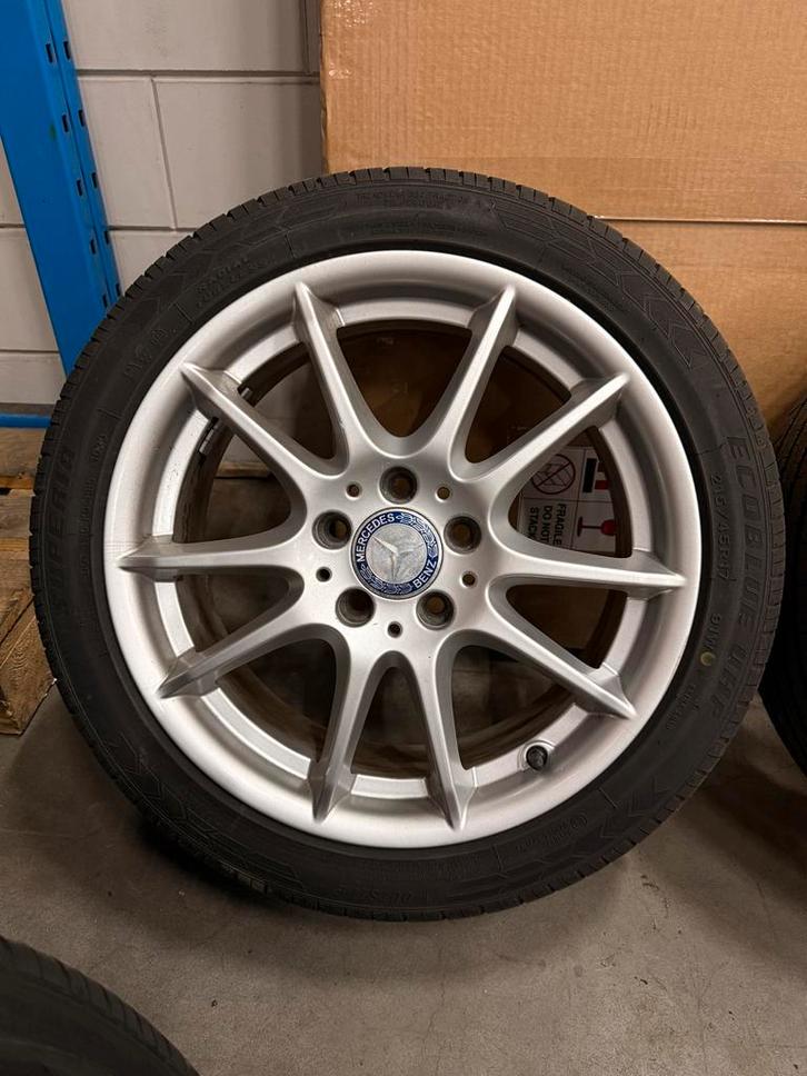Originele Mercedes Velgen A/B/C Klasse W204 ET45, Auto-onderdelen, Banden en Velgen, Velg(en), Personenwagen, Gebruikt, Ophalen of Verzenden