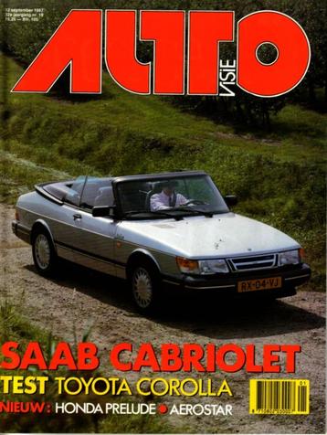 Autovisie test Toyota Corolla September 1987 beschikbaar voor biedingen